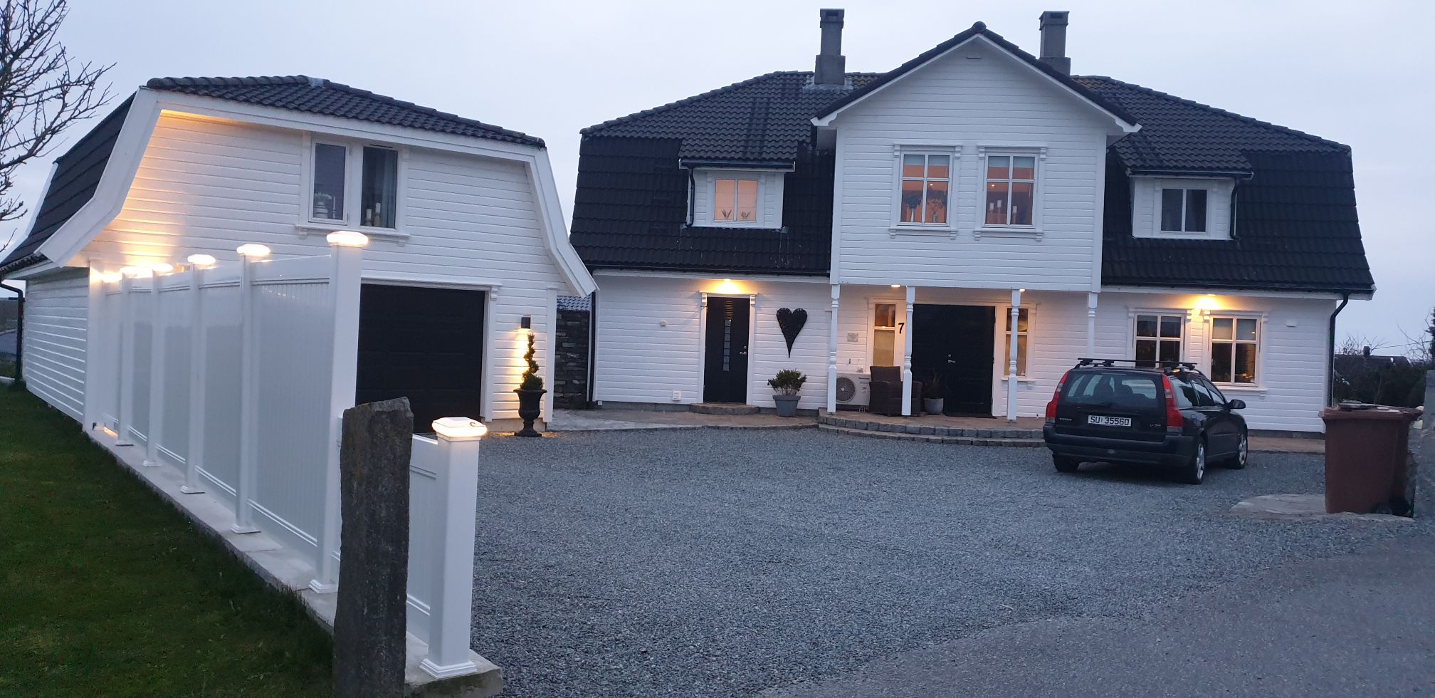 Robust Stille levegg tilpasset værharde og vindutsatte steder langs kysten