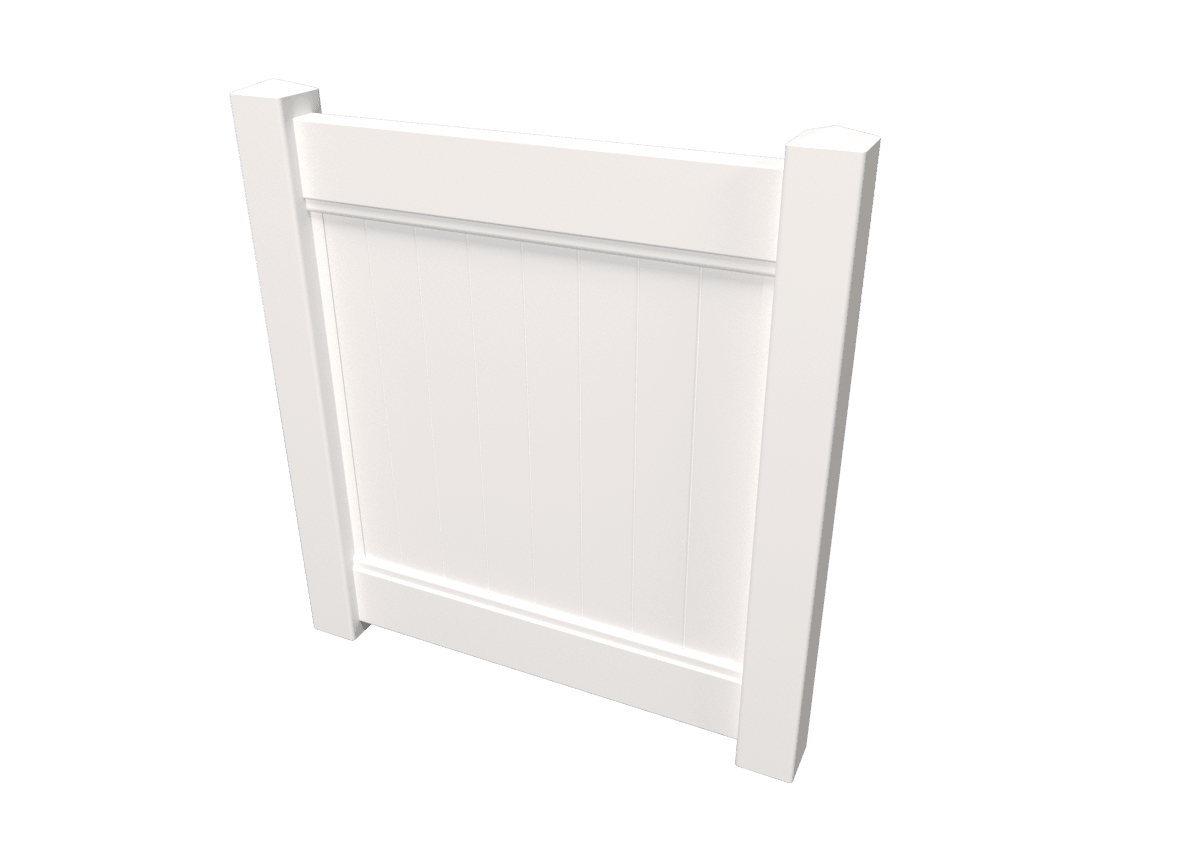 Gate Single Leaf - White FA-1 - H98 W110